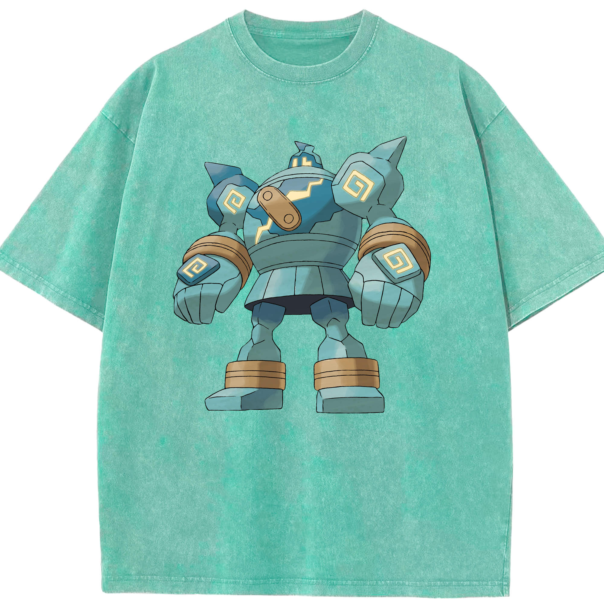 （画像用） ポケットモンスター Pokémon 綿100% ヴィンテージ風 半袖Tシャツ（フロントプリント）